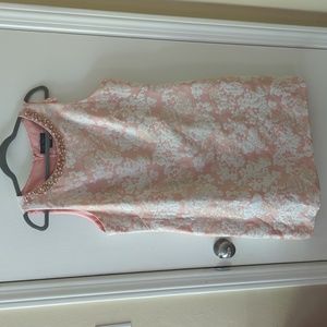 Jessica Howard Pink Brocade Shift, Size 16